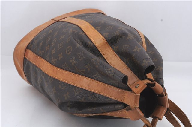 Authentic Louis Vuitton Monogram Randonnee GM Shoulder Bag M42244 LV 3760D