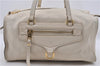 Auth Louis Vuitton Monogram Empreinte Anspire Shoulder Hand Bag Ivory LV 3765D