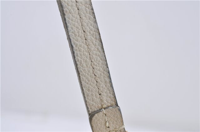 Auth Louis Vuitton Monogram Empreinte Anspire Shoulder Hand Bag Ivory LV 3765D