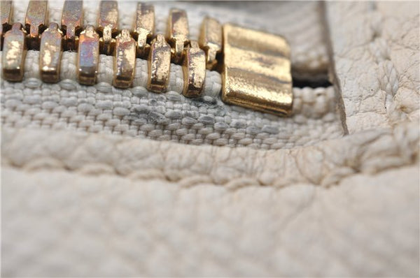 Auth Louis Vuitton Monogram Empreinte Anspire Shoulder Hand Bag Ivory LV 3765D