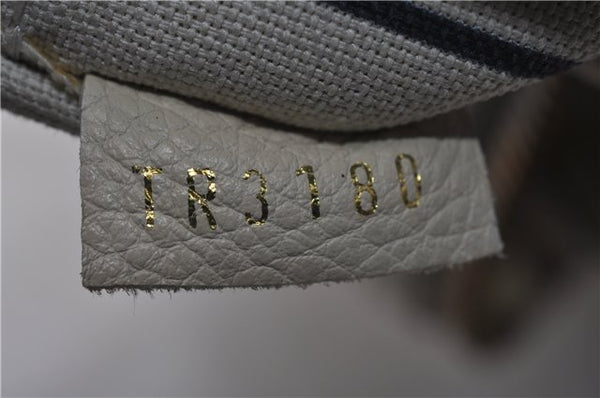 Auth Louis Vuitton Monogram Empreinte Anspire Shoulder Hand Bag Ivory LV 3765D