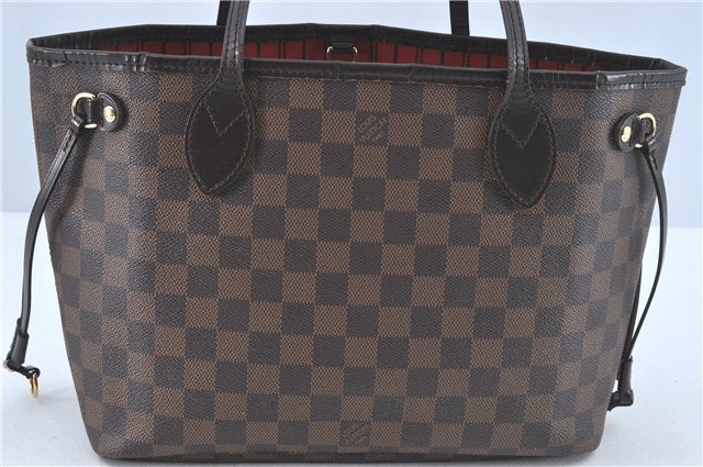 Authentic Louis Vuitton Damier Neverfull PM Shoulder Tote Bag N51109 LV 3771A