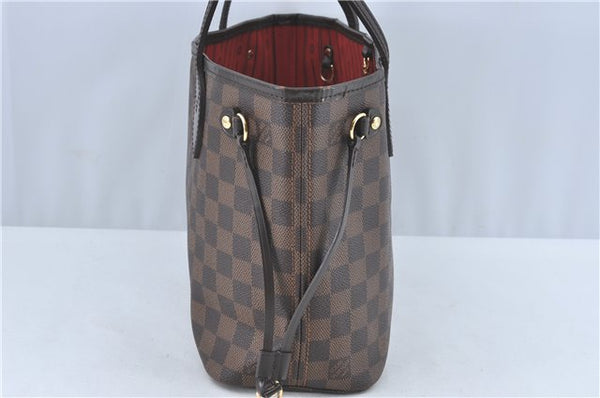 Authentic Louis Vuitton Damier Neverfull PM Shoulder Tote Bag N51109 LV 3771A