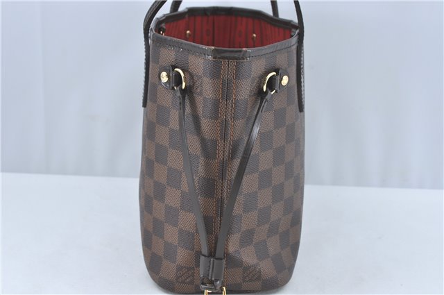 Authentic Louis Vuitton Damier Neverfull PM Shoulder Tote Bag N51109 LV 3771A