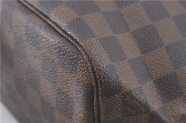 Authentic Louis Vuitton Damier Neverfull PM Shoulder Tote Bag N51109 LV 3771A