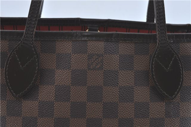 Authentic Louis Vuitton Damier Neverfull PM Shoulder Tote Bag N51109 LV 3771A