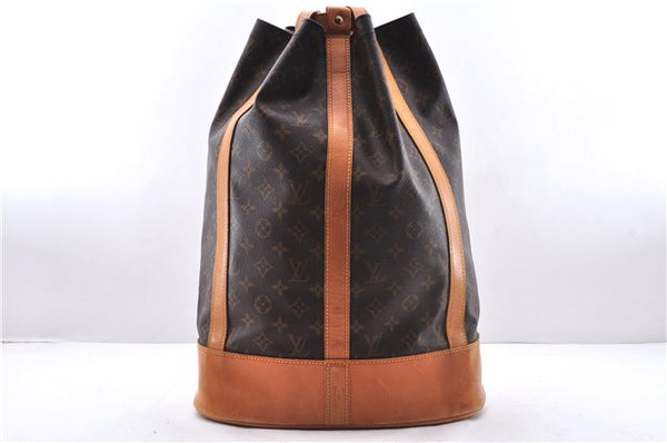 Authentic Louis Vuitton Monogram Randonnee GM Shoulder Bag M42244 LV 3774E