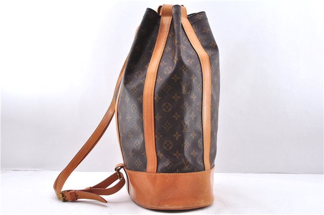 Authentic Louis Vuitton Monogram Randonnee GM Shoulder Bag M42244 LV 3774E