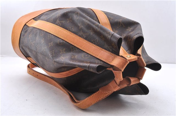 Authentic Louis Vuitton Monogram Randonnee GM Shoulder Bag M42244 LV 3774E