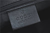 Authentic GUCCI Shoulder Cross Bag Purse GG Canvas Leather 91761 Black 3778C