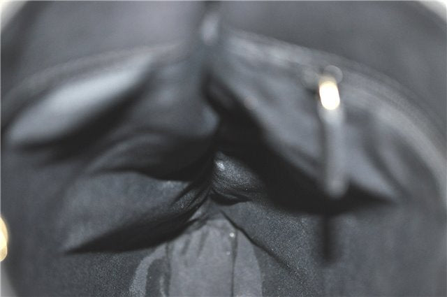 Authentic GUCCI Shoulder Cross Bag Purse GG Canvas Leather 91761 Black 3778C