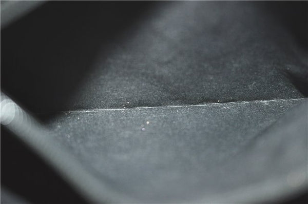 Authentic GUCCI Shoulder Cross Bag Purse GG Canvas Leather 91761 Black 3778C