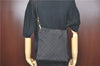 Authentic GUCCI Shoulder Cross Bag Purse GG Canvas Leather 91761 Black 3778C