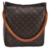 Authentic Louis Vuitton Monogram Looping GM Shoulder Bag M51145 LV 3779E