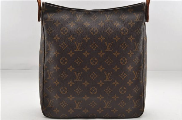 Authentic Louis Vuitton Monogram Looping GM Shoulder Bag M51145 LV 3779E