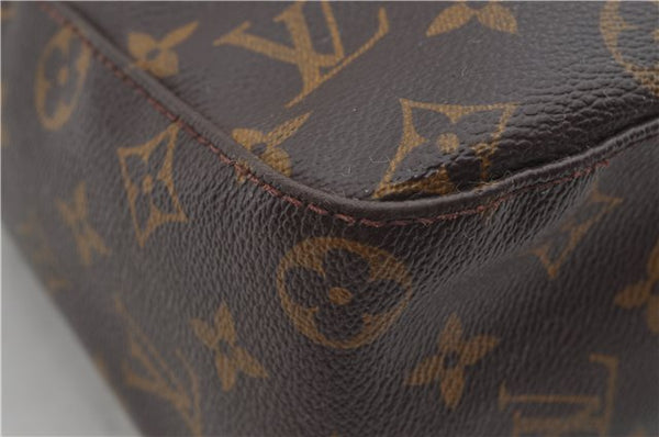Authentic Louis Vuitton Monogram Looping GM Shoulder Bag M51145 LV 3779E