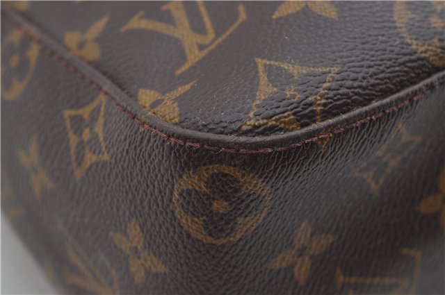 Authentic Louis Vuitton Monogram Looping GM Shoulder Bag M51145 LV 3779E