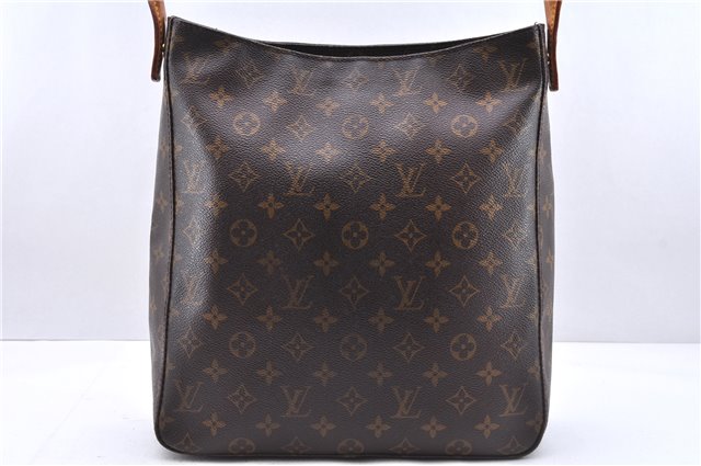 Authentic Louis Vuitton Monogram Looping GM Shoulder Bag M51145 LV 3780E