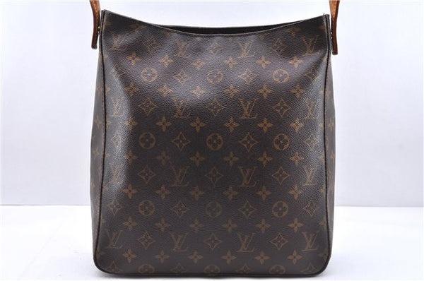 Authentic Louis Vuitton Monogram Looping GM Shoulder Bag M51145 LV 3780E