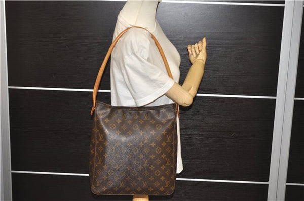 Authentic Louis Vuitton Monogram Looping GM Shoulder Bag M51145 LV 3780E