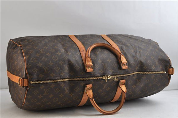 Auth Louis Vuitton Monogram Keepall Bandouliere 60 Boston Bag M41412 LV 3781D