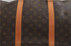 Auth Louis Vuitton Monogram Keepall Bandouliere 60 Boston Bag M41412 LV 3781D