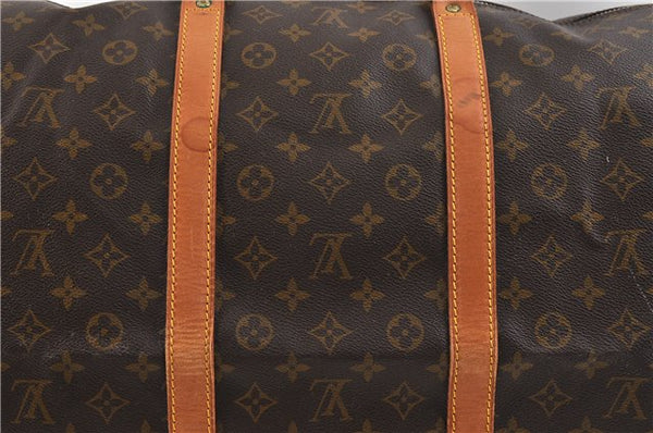 Auth Louis Vuitton Monogram Keepall Bandouliere 60 Boston Bag M41412 LV 3781D