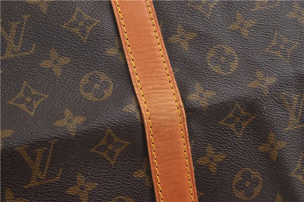 Auth Louis Vuitton Monogram Keepall Bandouliere 60 Boston Bag M41412 LV 3781D