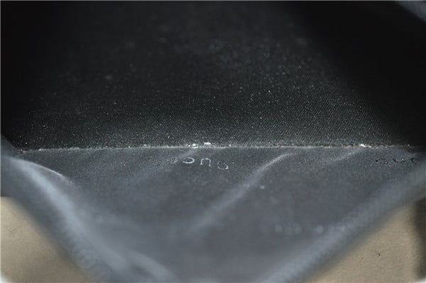 Authentic GUCCI Bamboo Shoulder Hand Bag Nylon Leather 0000509 Black Junk 3782D