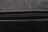 Authentic GUCCI Sherry Line Shoulder Bag GG PVC Leather Navy Blue Junk 3782I