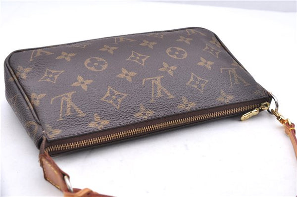 Authentic Louis Vuitton Monogram Pochette Accessoires Pouch M51980 LV 3785E