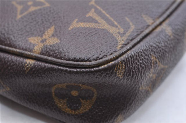 Authentic Louis Vuitton Monogram Pochette Accessoires Pouch M51980 LV 3785E