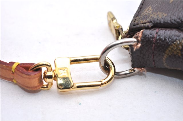 Authentic Louis Vuitton Monogram Pochette Accessoires Pouch M51980 LV 3785E