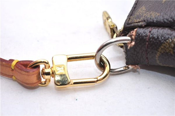 Authentic Louis Vuitton Monogram Pochette Accessoires Pouch M51980 LV 3785E