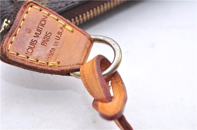 Authentic Louis Vuitton Monogram Pochette Accessoires Pouch M51980 LV 3785E