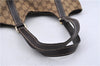 Authentic GUCCI Shoulder Tote Bag GG Canvas Leather 181502 Brown 3791D