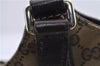 Authentic GUCCI Shoulder Tote Bag GG Canvas Leather 181502 Brown 3791D