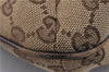 Authentic GUCCI Shoulder Tote Bag GG Canvas Leather 181502 Brown 3791D