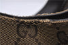 Authentic GUCCI Shoulder Tote Bag GG Canvas Leather 181502 Brown 3791D