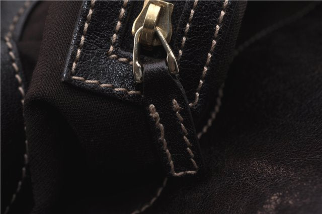 Authentic GUCCI Shoulder Tote Bag GG Canvas Leather 181502 Brown 3791D