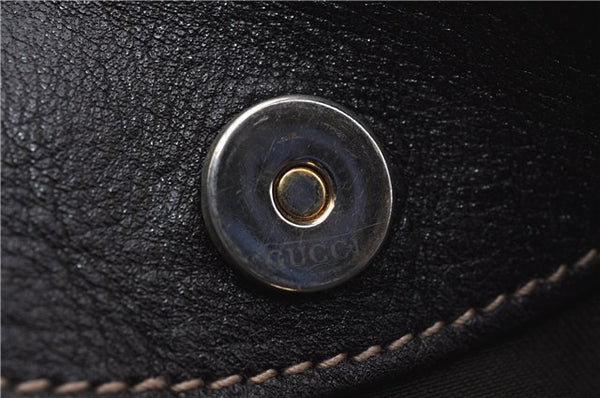 Authentic GUCCI Shoulder Tote Bag GG Canvas Leather 181502 Brown 3791D