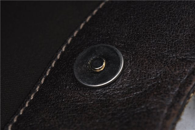 Authentic GUCCI Shoulder Tote Bag GG Canvas Leather 181502 Brown 3791D