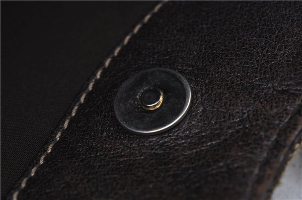 Authentic GUCCI Shoulder Tote Bag GG Canvas Leather 181502 Brown 3791D