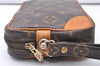 Authentic Louis Vuitton Monogram Marly Dragonne PM M51827 Clutch Hand Bag 3792F