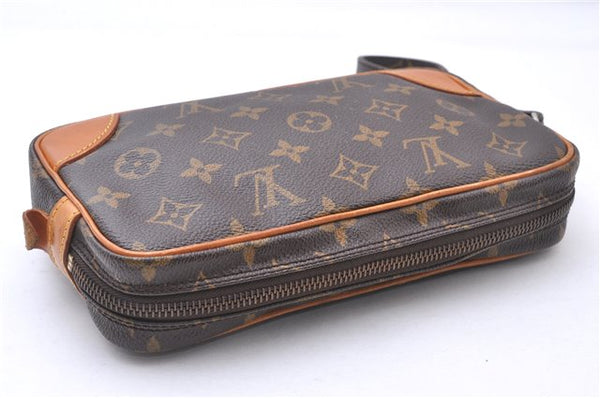 Authentic Louis Vuitton Monogram Marly Dragonne PM M51827 Clutch Hand Bag 3792F