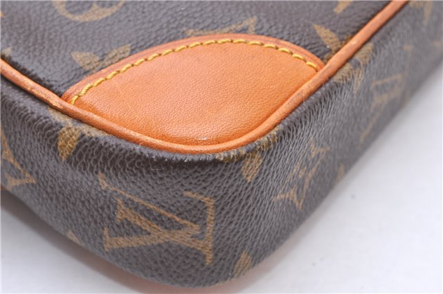 Authentic Louis Vuitton Monogram Marly Dragonne PM M51827 Clutch Hand Bag 3792F