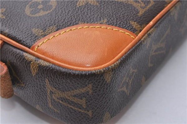 Authentic Louis Vuitton Monogram Marly Dragonne PM M51827 Clutch Hand Bag 3792F