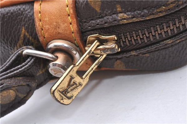 Authentic Louis Vuitton Monogram Marly Dragonne PM M51827 Clutch Hand Bag 3792F