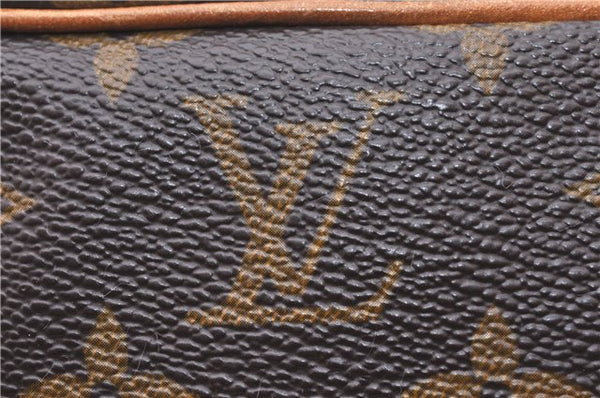 Authentic Louis Vuitton Monogram Marly Dragonne PM M51827 Clutch Hand Bag 3792F