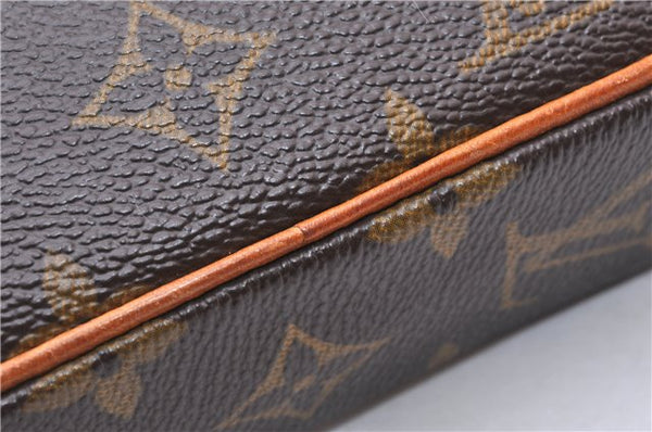 Authentic Louis Vuitton Monogram Marly Dragonne PM M51827 Clutch Hand Bag 3792F